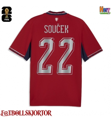 Tjeckien Tomas Soucek #22 Hemmatröja VM 2026 Kortärmad